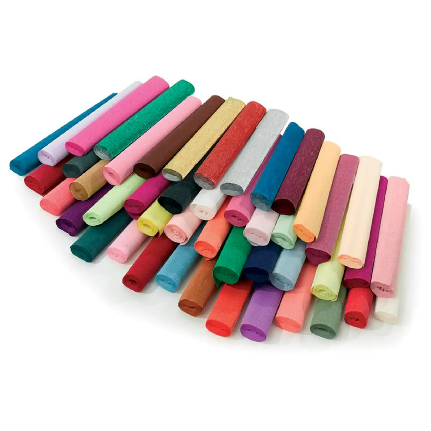 Carta Crespa Pesante - Assortimento 50 Rotoli (10 Colori) - Carta e cartoncino