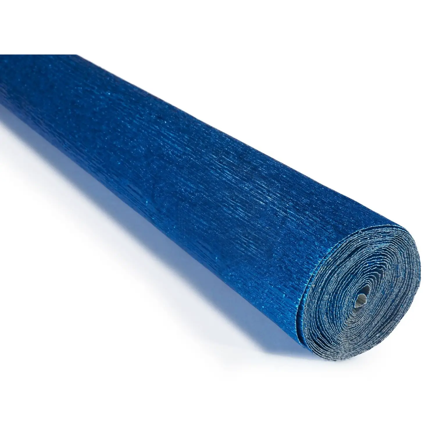 Carta Crespa Pesante Metallizzata Blu 180 g/m² - Rotolo 50 x 250 cm - Carta e cartoncino