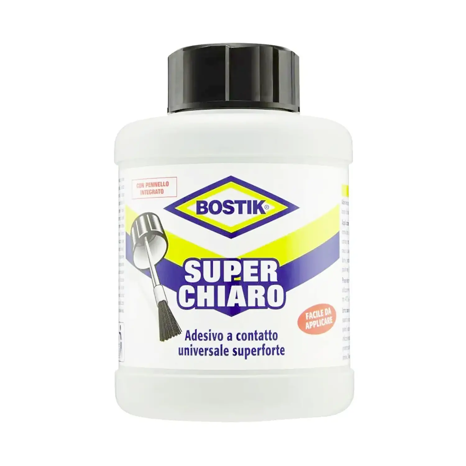 Colla Attaccatutto Bostik Superchiaro 400 gr – Colla a Contatto Universale con Pennellino - Nastri adesivi e colle