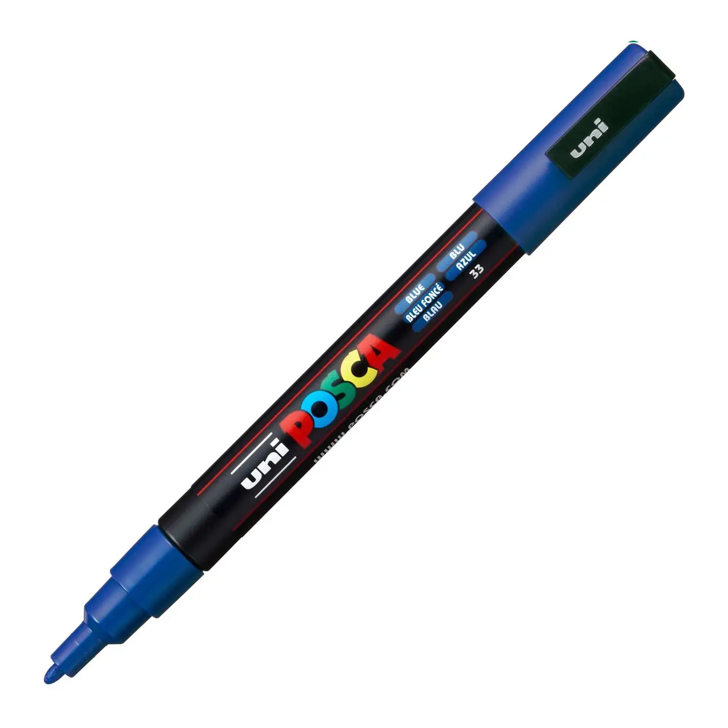 Pennarello Uni Posca - Punta Fine 0,9-1,3 mm – Blu - Pennarelli