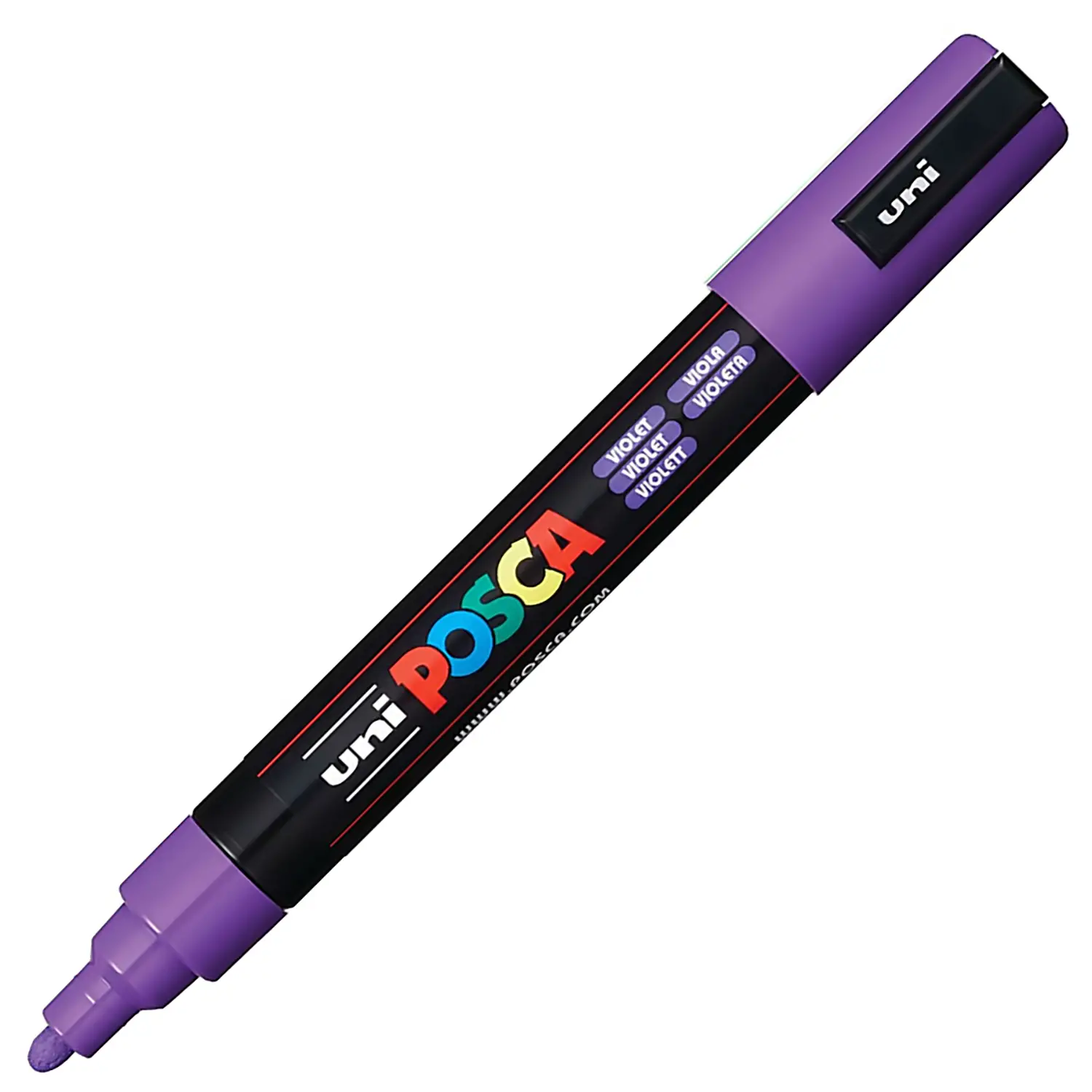 Pennarello Uni Posca Punta Media - Punta 1,8-2,5 mm - Viola - Pennarelli