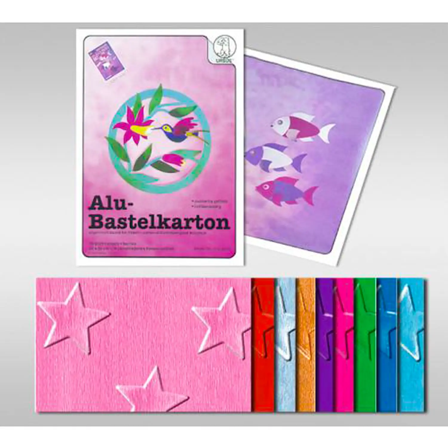 Cartoncilo a Rilievo Metalstar 300 gr/mq cm 35x50 10 fogli - Carta e cartoncino