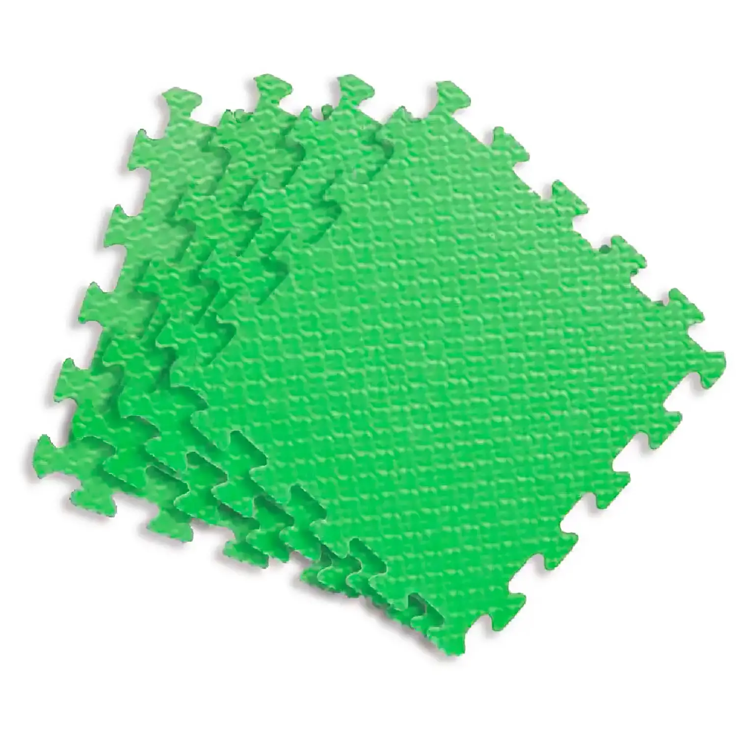 Tappetini Puzzle per Bambini in EVA 60x60 cm – Set 4 Pezzi Verde - Tappeti per il gioco