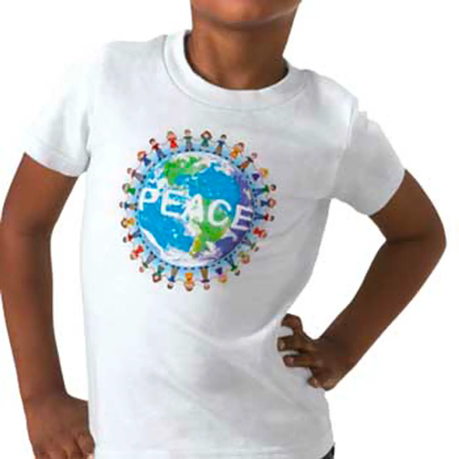 Maglia Bianca per Bambino 8-10 Anni – 100% Cotone Personalizzabile - Tessuti e stoffe