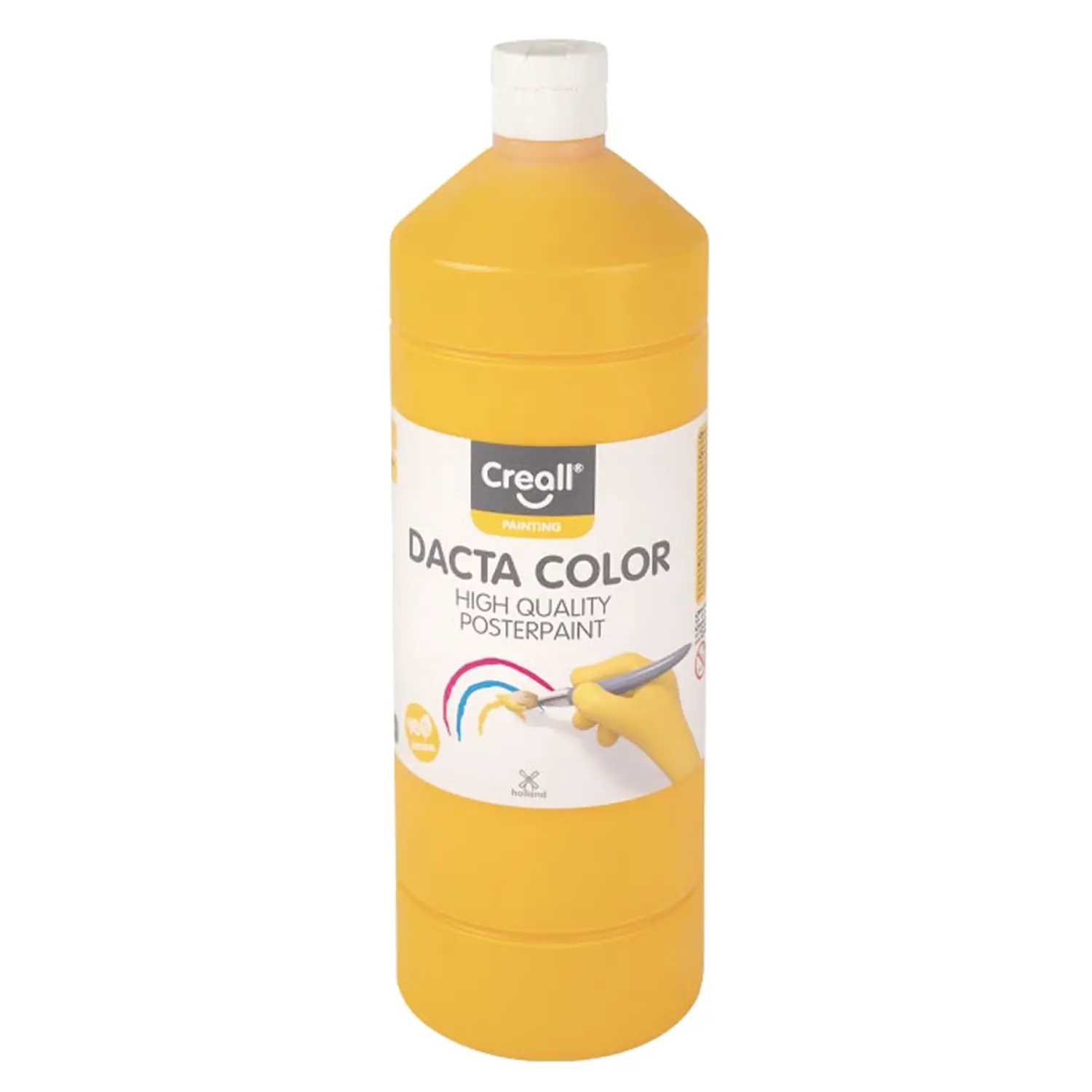 Colore a Tempera per Bambini Dacta Color - 1000 ml – Giallo - Tempere
