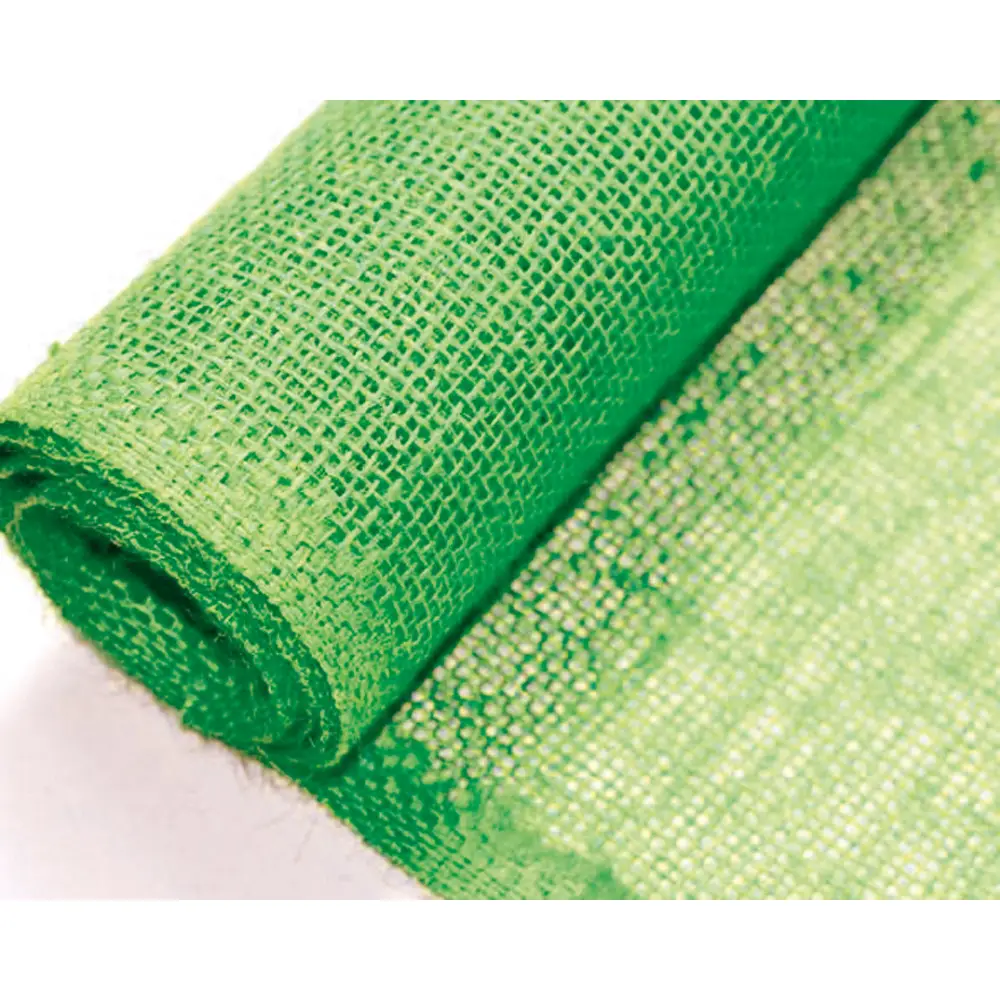Telo in Juta Verde 100x125 cm – Fibra di Iuta Naturale - Tessuti e stoffe