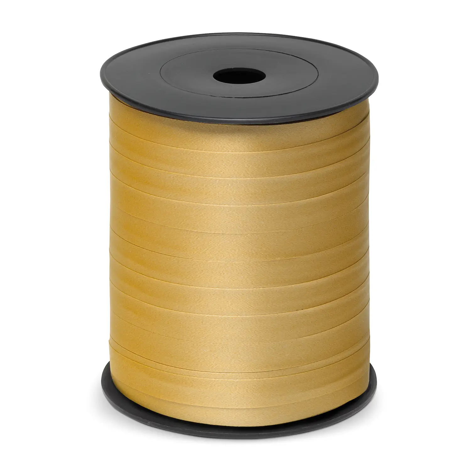 Nastro Regalo Oro Arricciabile 10 mm x 250 Yard – Nastro Decorativo in Polipropilene - Applicazioni e decori