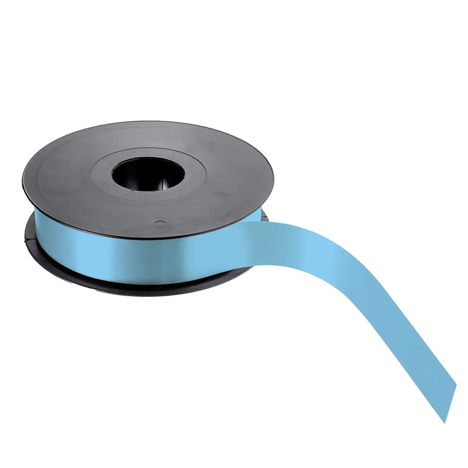 Nastro Regalo Celeste Arricciabile 31 mm x 100 Yard – Nastro Decorativo in Polipropilene - Applicazioni e decori