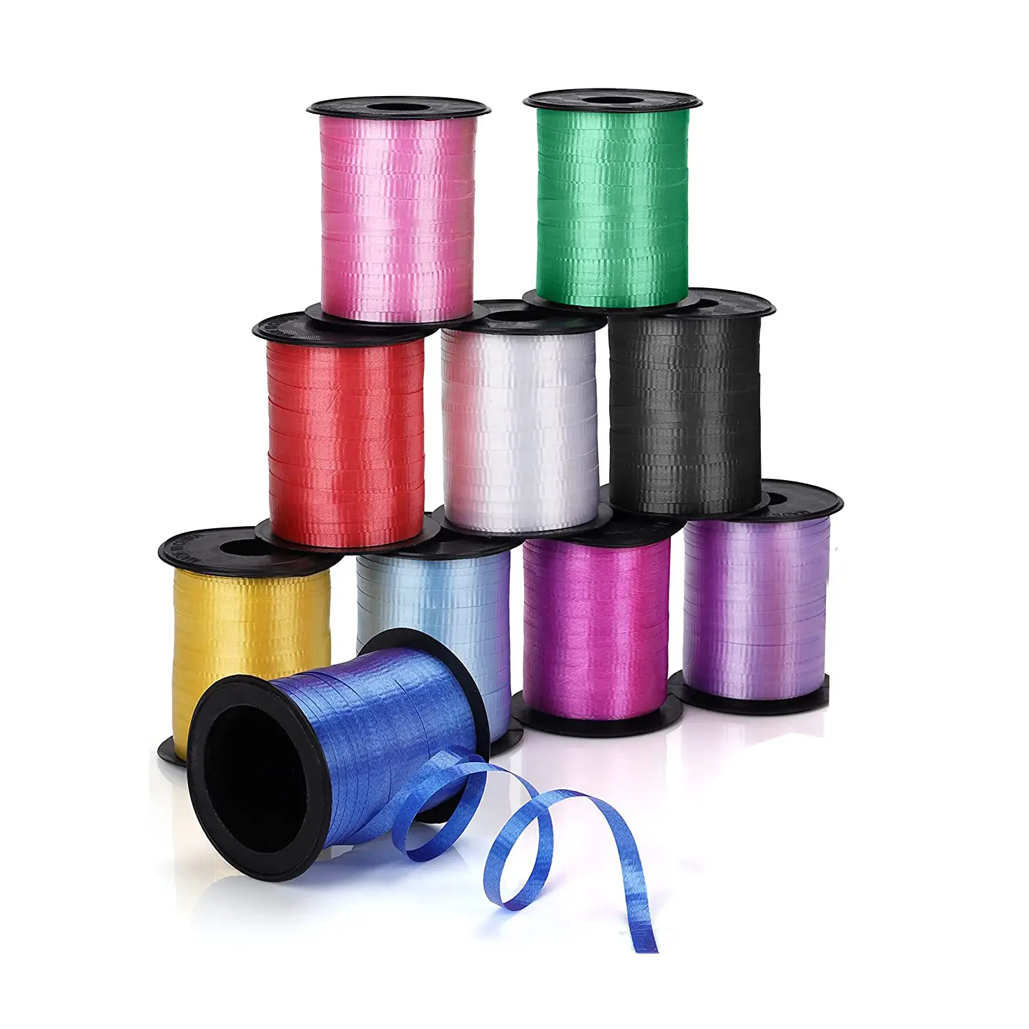 Nastro Regalo Argento – 5 mm x 20 metri, Polipropilene Arricciabile - Applicazioni e decori