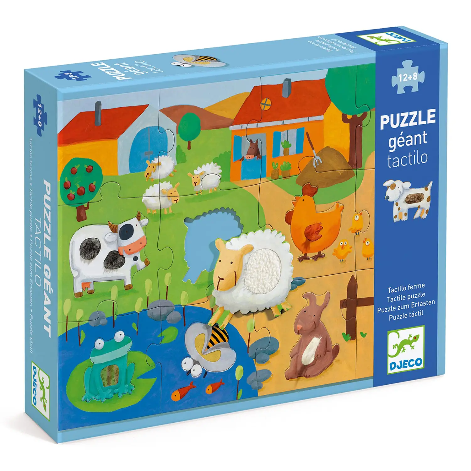 Puzzle Tattile Fattoria – 50x70 cm - Sviluppo sensoriale