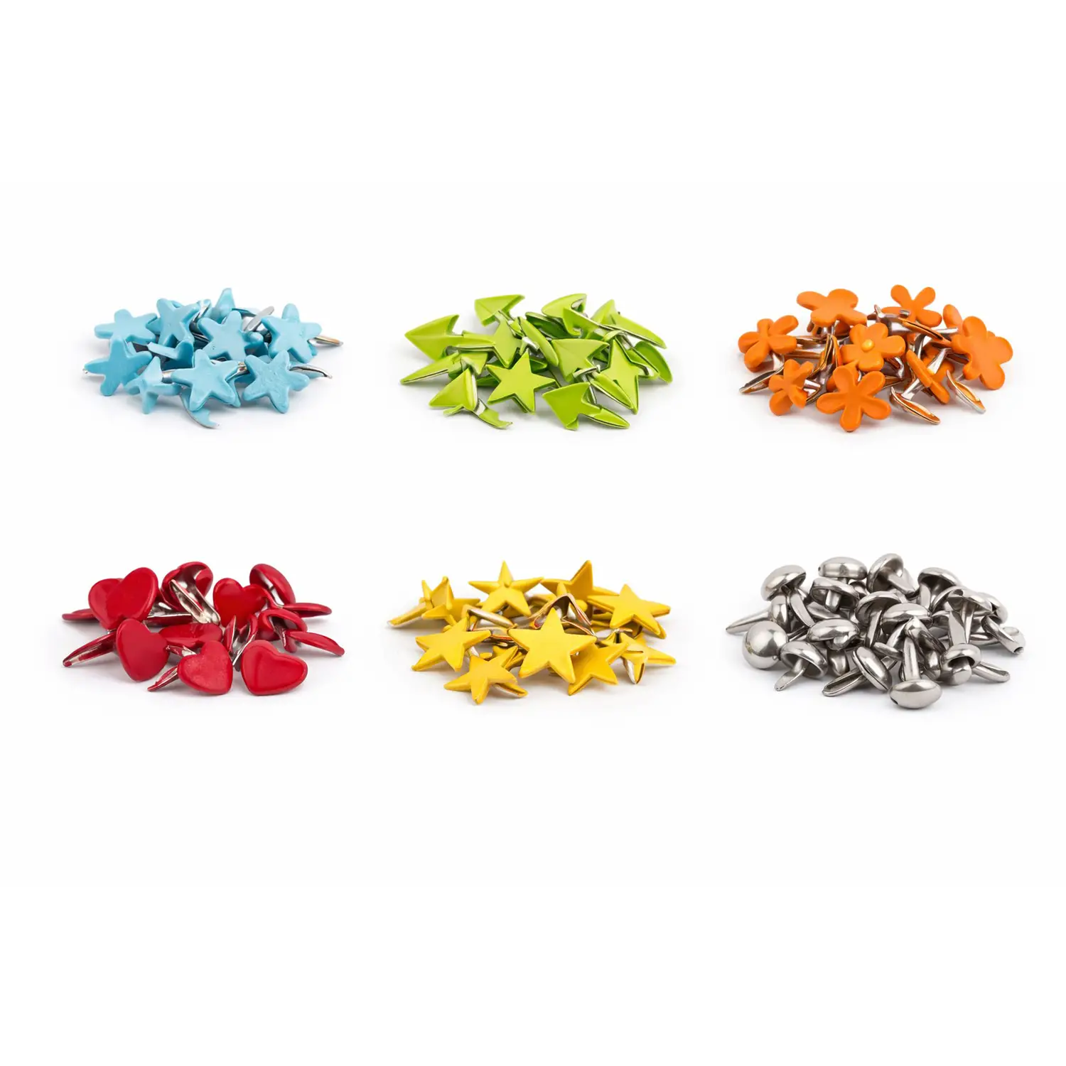 Fermacampioni Decorativi 15 mm. 120Pezzi - Applicazioni e decori