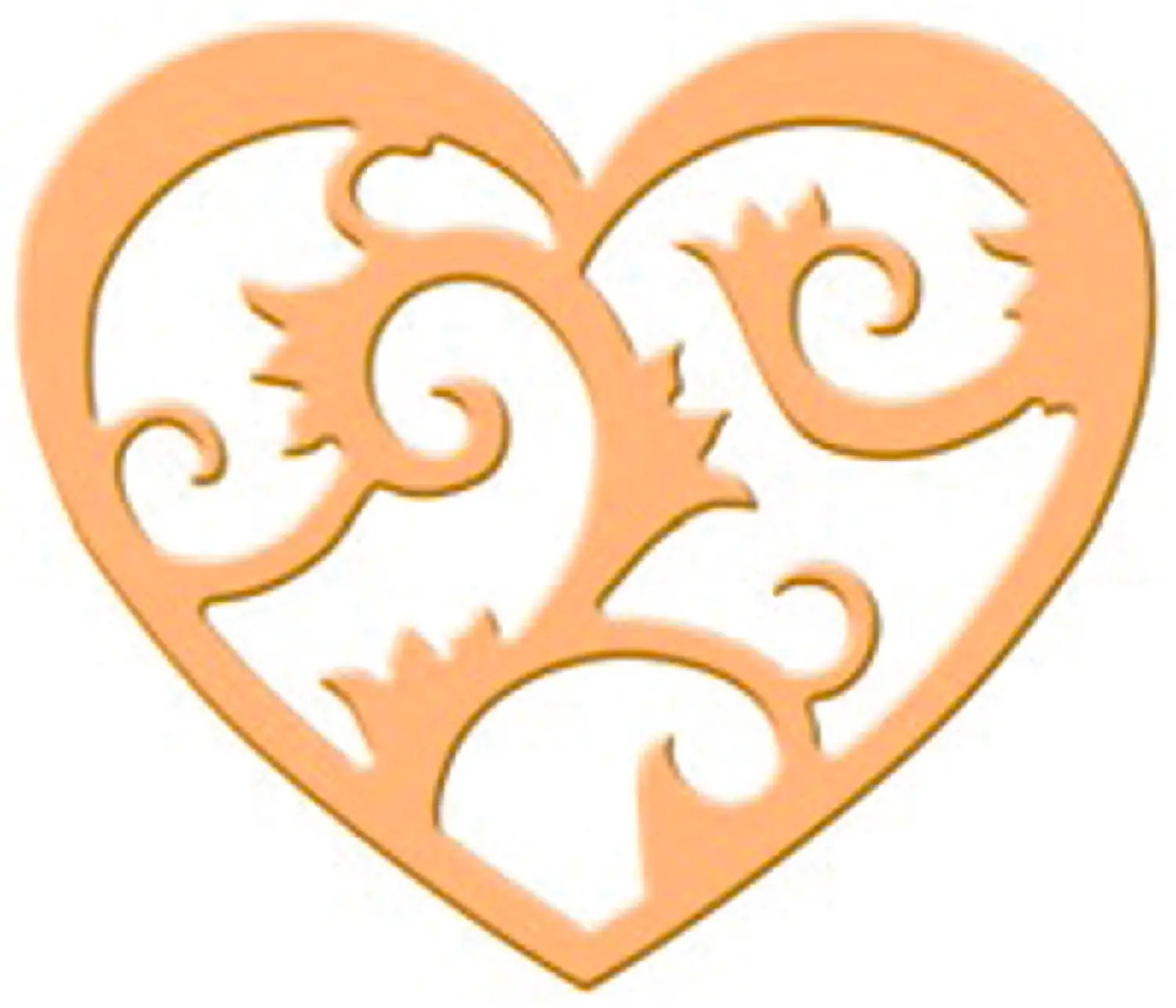 Maxi Fustella Cuore – Taglio Preciso e Creativo - Embossing e fustelle