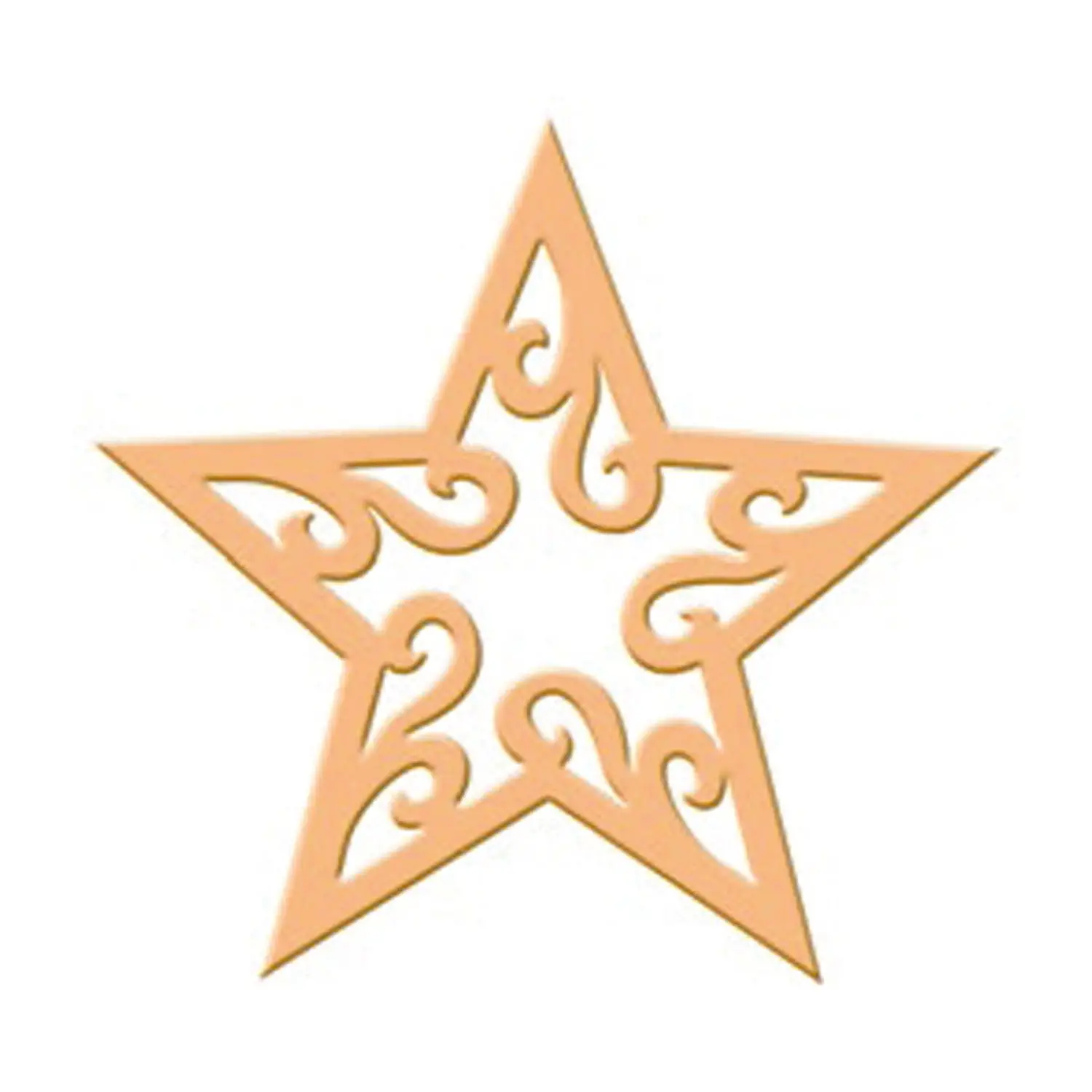 Maxi Fustella Stella – Tagli Precisi per Creazioni a Tema Stelle - Embossing e fustelle