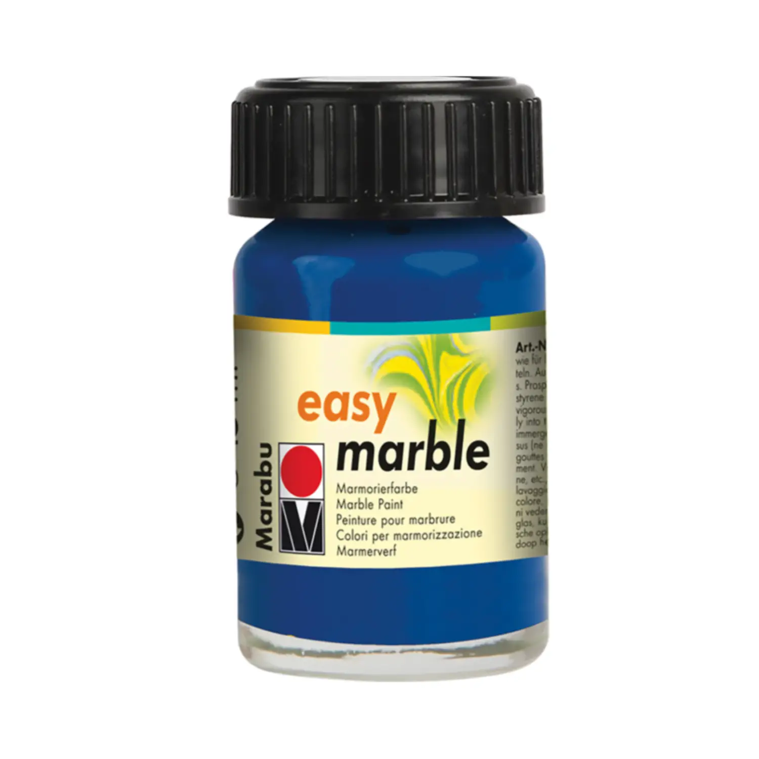 Marabu Easy Marble Blu 15 ml – Colore per Marmorizzazione - Tempere