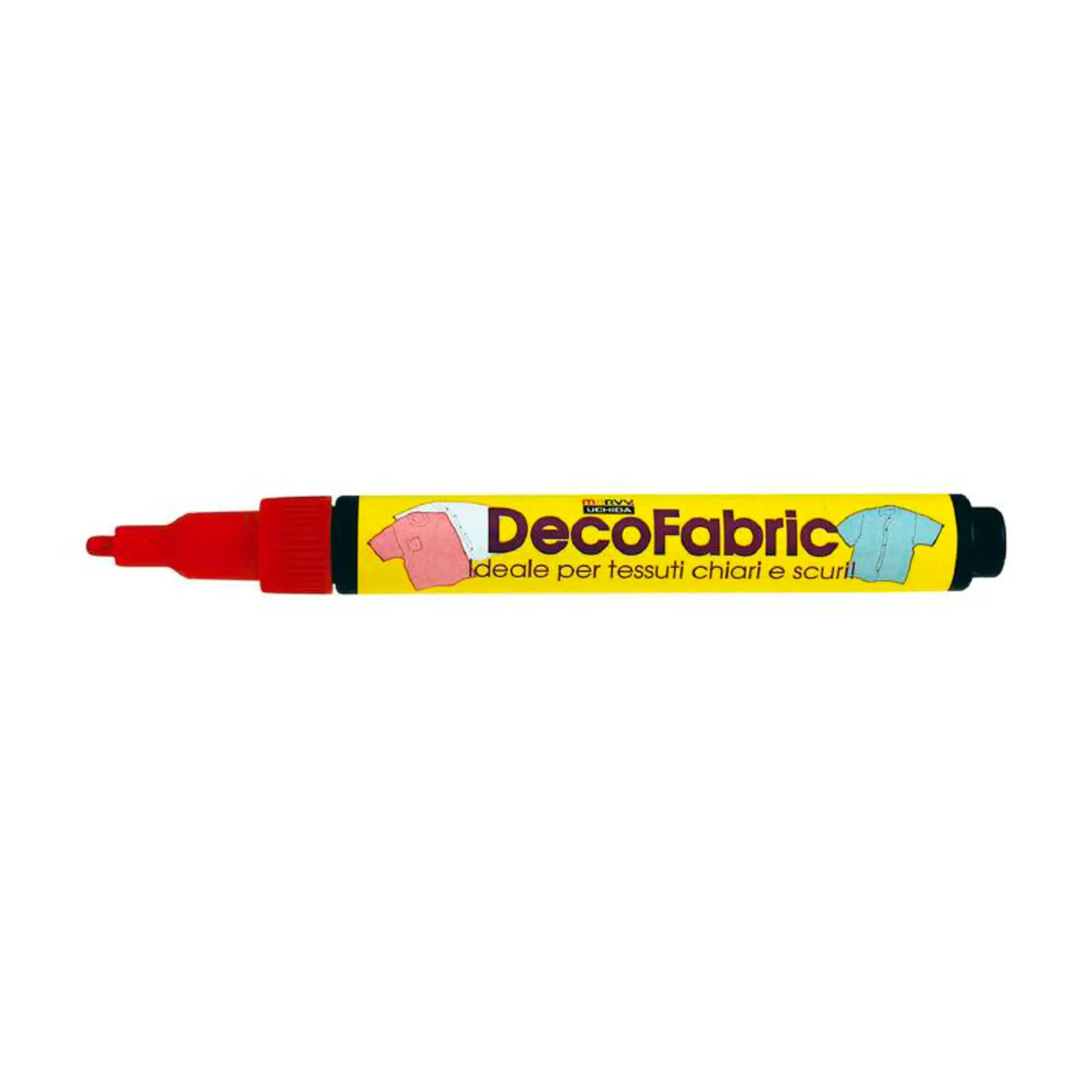 Pennarello per Tessuti - Punta 3 mm - Rosso | Marker Permanente per Stoffa - Pennarelli