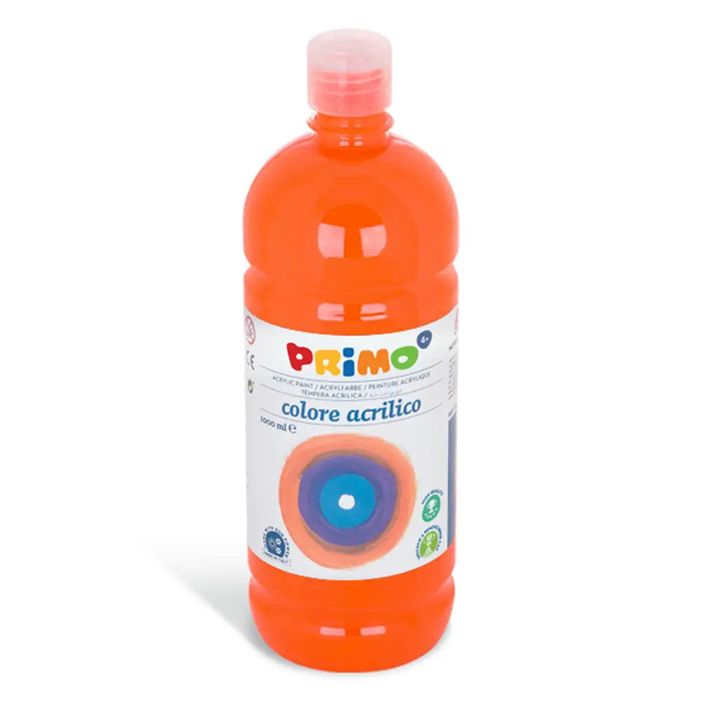 Tempera Acrilica Primo ml. 1000 Arancio - Tempere