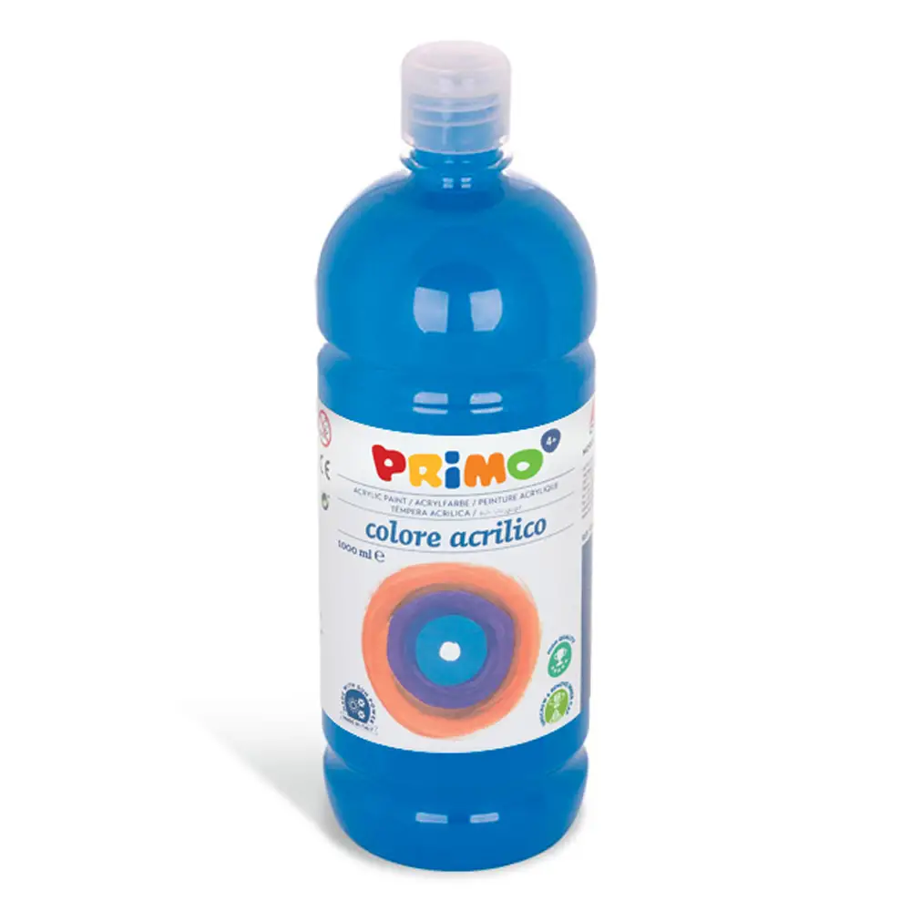 Tempera Acrilica Primo ml. 1000 Cyan - Tempere