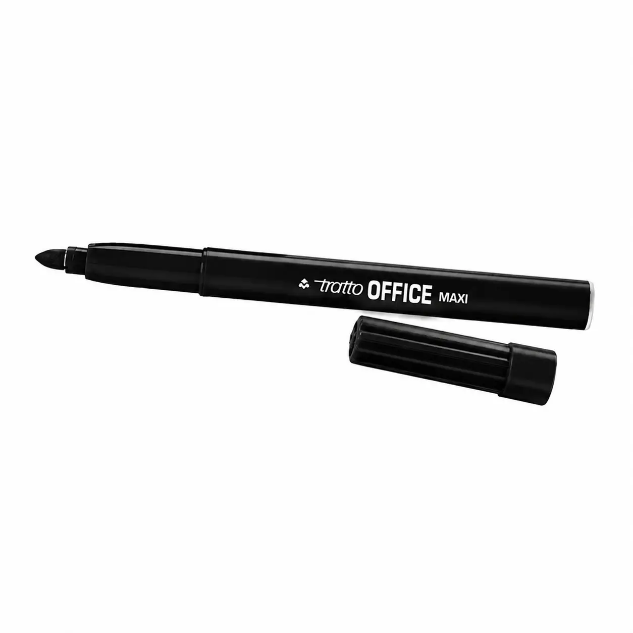 Pennarello Tratto Office Maxi – Punta Maxi 4 mm - Nero - Pennarelli
