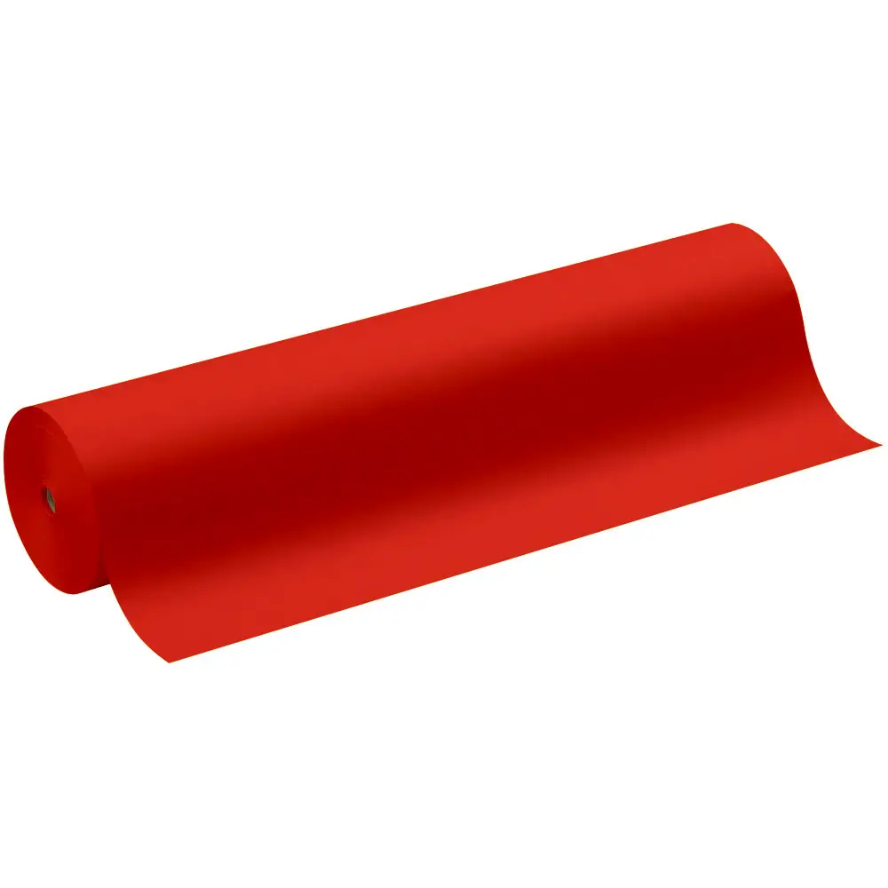 Carta per Fondali Super Poster Murales Uso Scuola, Rotolo 10 Metri, Rosso - Carta e cartoncino