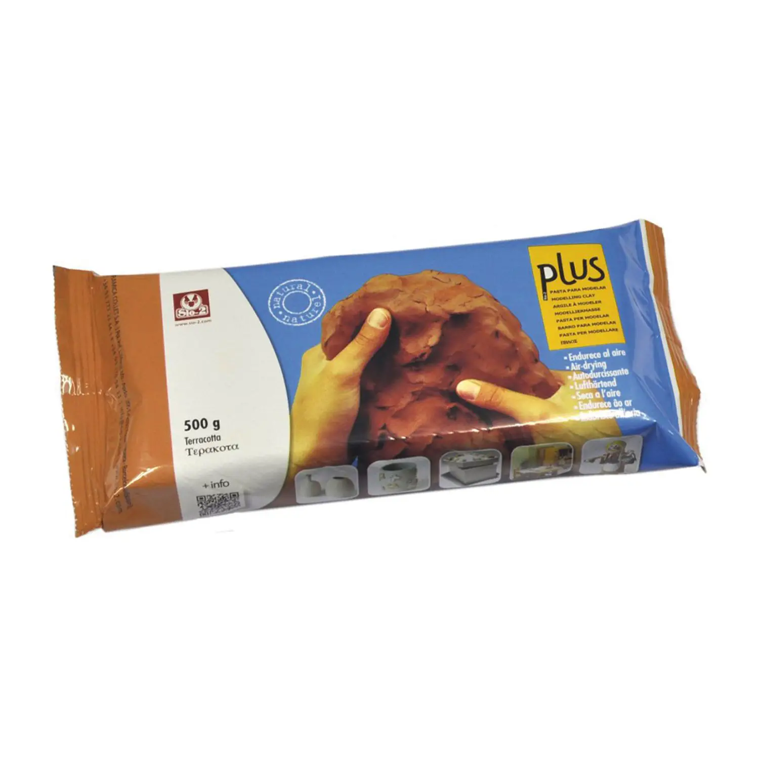 Pasta per Modellare Plus – Terracotta 500 g - Paste per modellare
