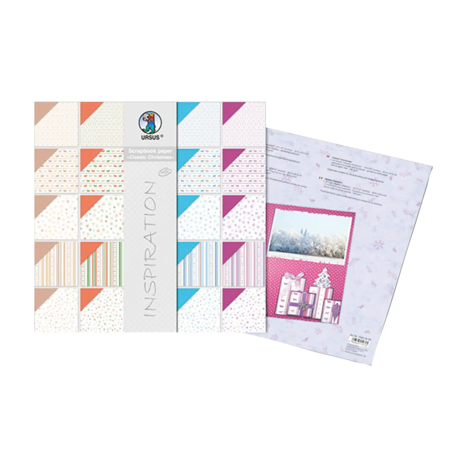 Cartoncini Bifacciali Classico Natale – 20 Fogli 30,5x30,5 cm da 190 g/m² - Carta e cartoncino