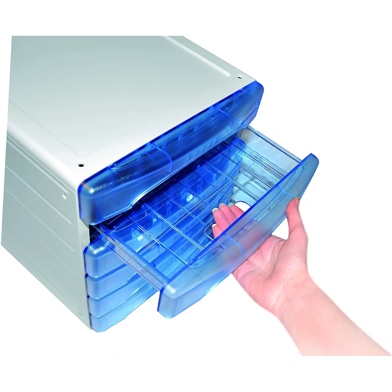 Cassettiera 6 Cassetti Olivia Azzurro – Organizer Ufficio e Scrivania - Accessori ufficio