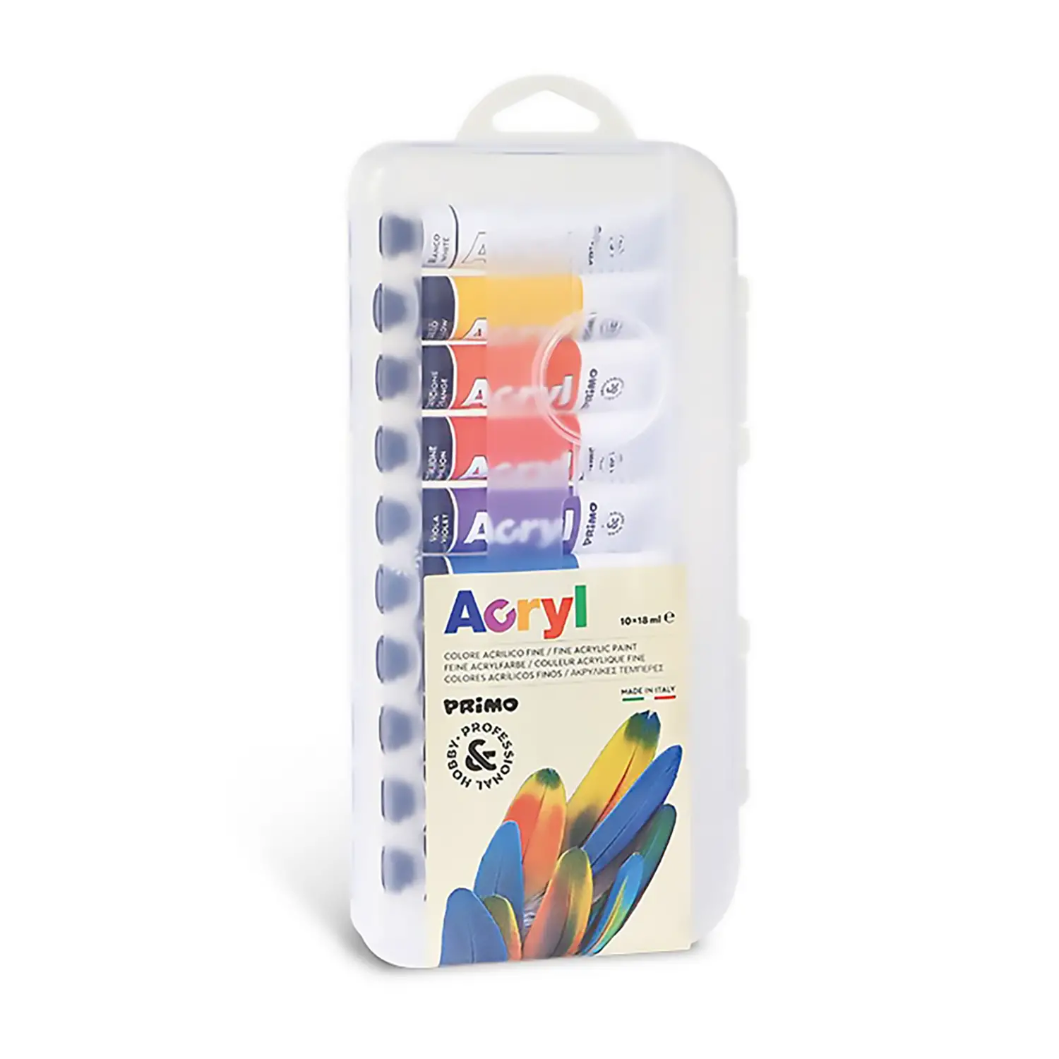 Colori Acrilici Primo – 10 Tubetti da 18 ml - Tempere