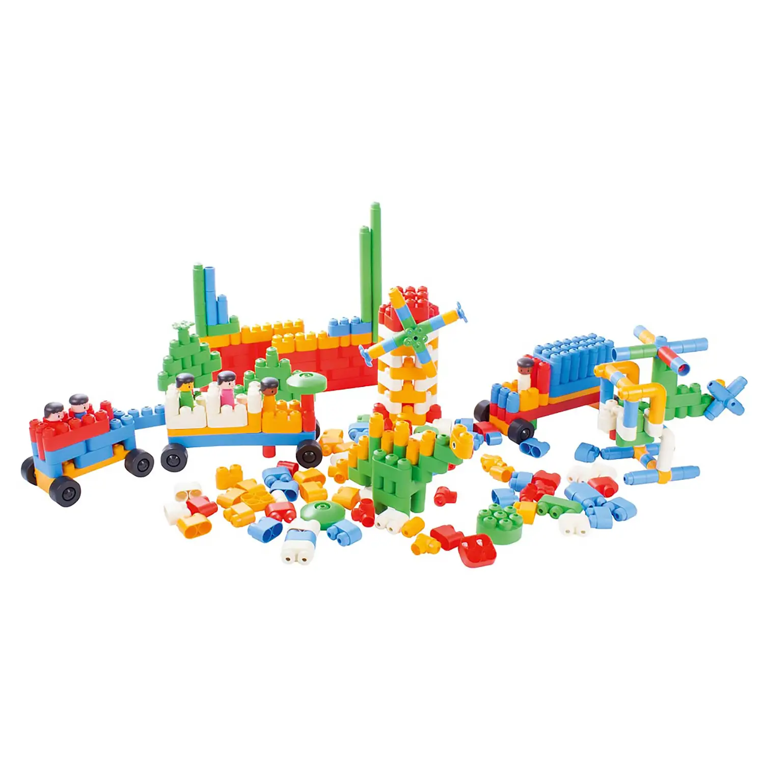 Costruzioni Poly-M Maxi Assortimento 400 Elementi - Costruzioni in plastica