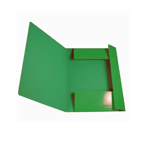 Cartella Presspan con Elastico Verde - Archiviazione