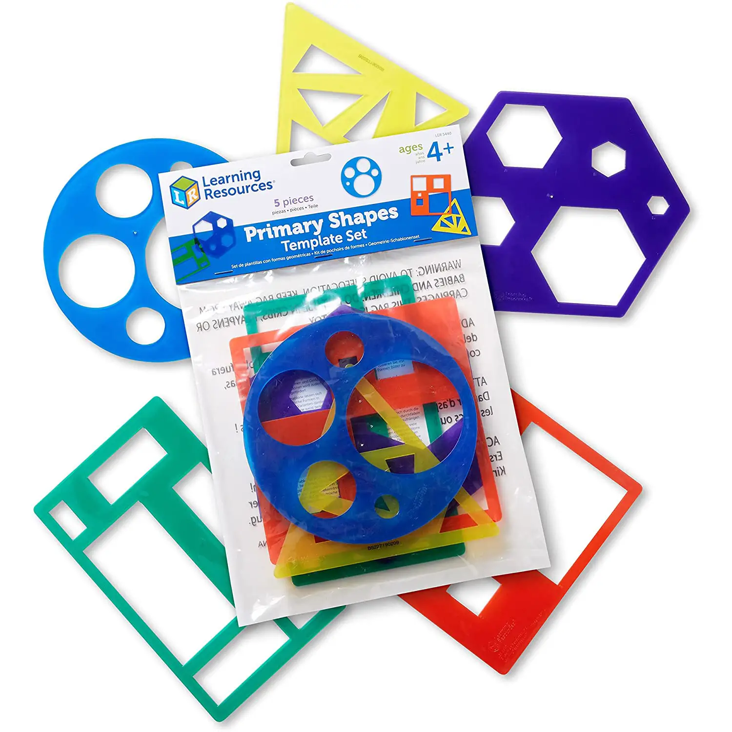 Mascherine Sagome Geometriche – 5 Pezzi in 5 Forme - Geometria