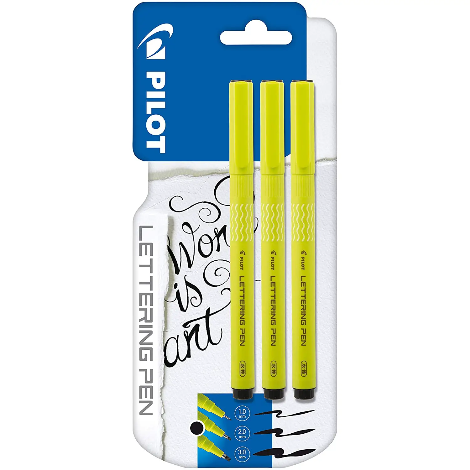 Set Penne Calligrafiche Pilot – 3 Pezzi - penne pennarelli ufficio