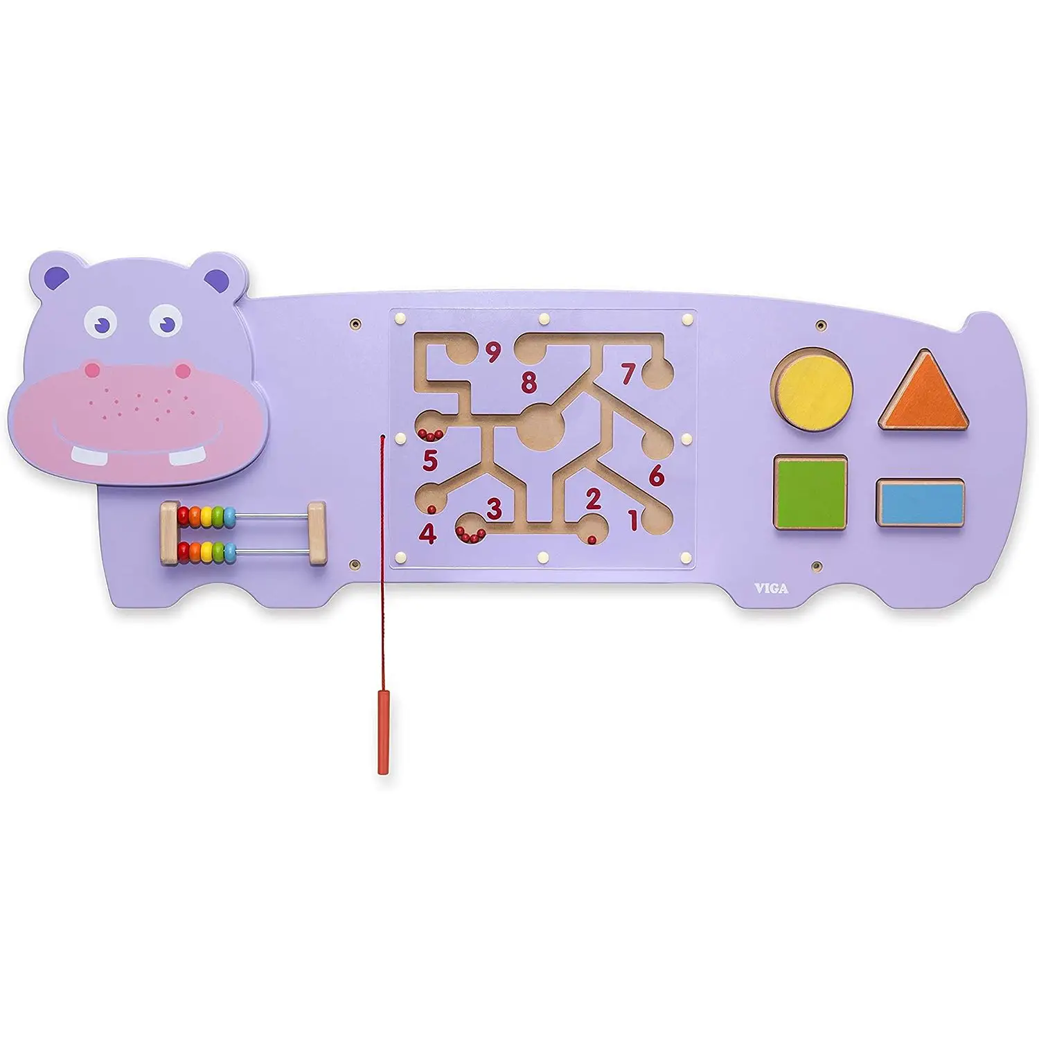Pannello Manipolazione Ippopotamo Matematico - Motricità fine