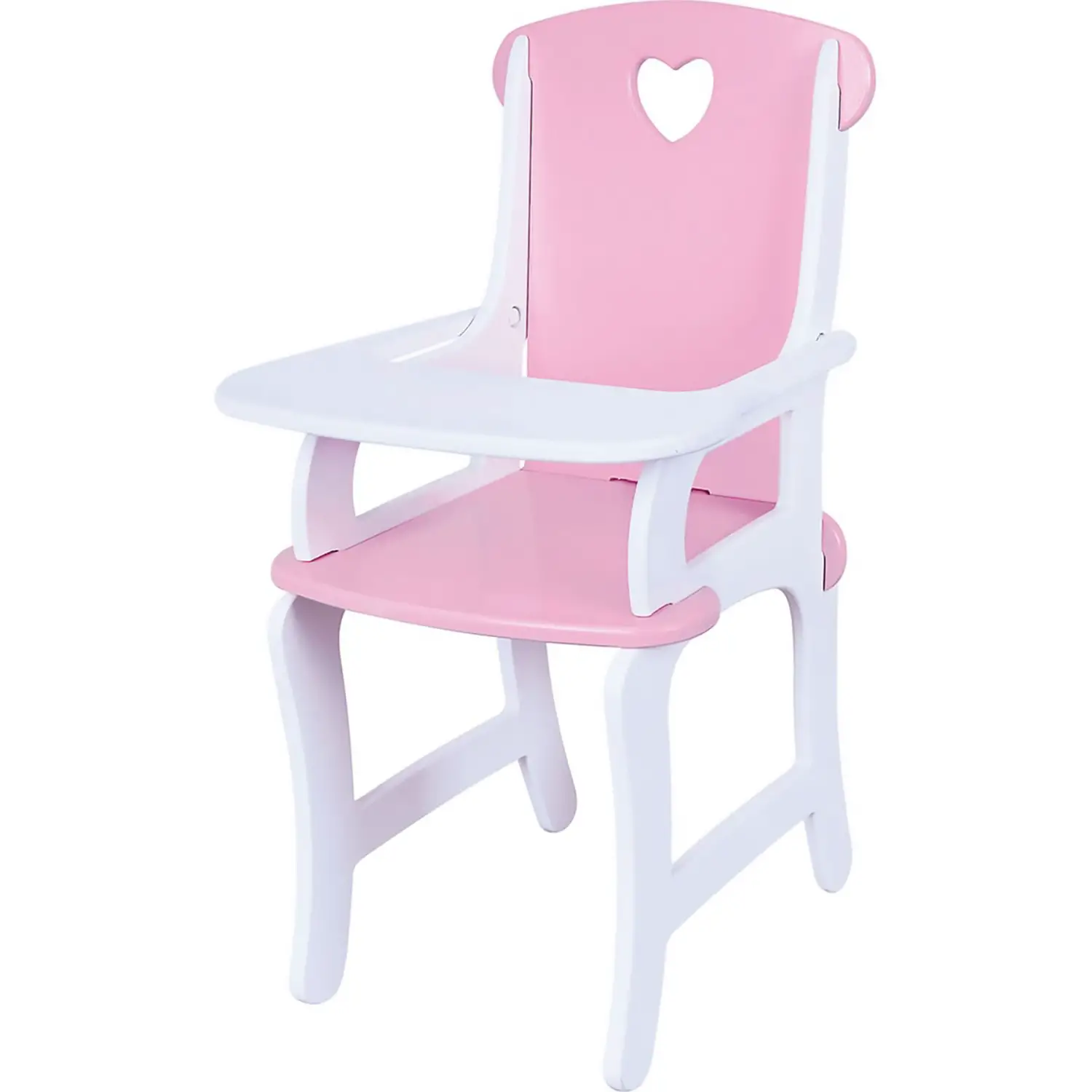 Seggiolone Cuore in Legno - Bambole e accessori