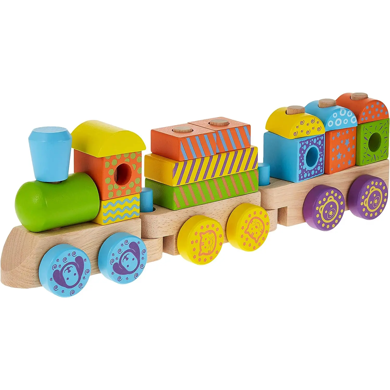 Trenino degli Incastri Fantasia 45cm. - Primi giochi