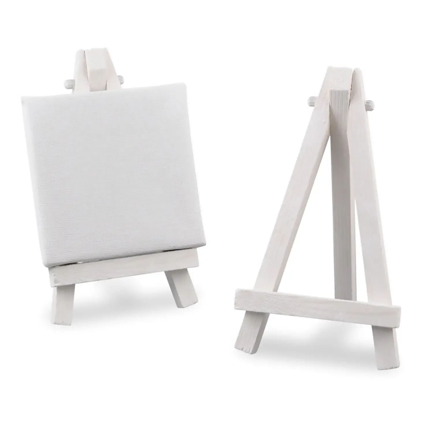 Cavalletto in Legno per Mini Tela – Altezza 11,5 cm - Soggetti in legno