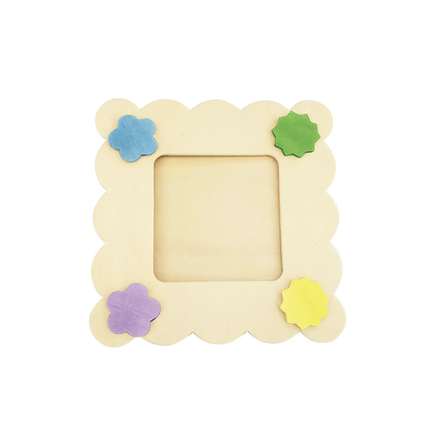 Kit Crea Cornice in Legno – 11 x 11 cm - Soggetti in legno
