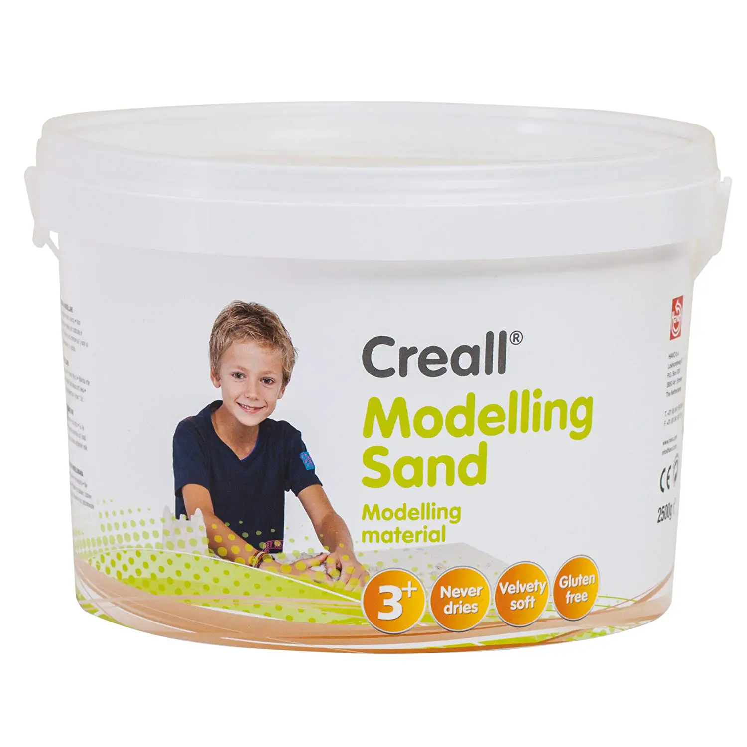 Sabbia Cinetica Creall 2,5 kg – Modelling Sand Naturale - Paste per modellare