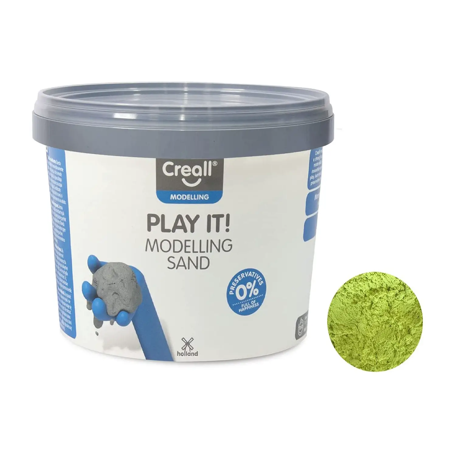 Sabbia Cinetica Creall 750 g – Modelling Sand Gialla - Paste per modellare