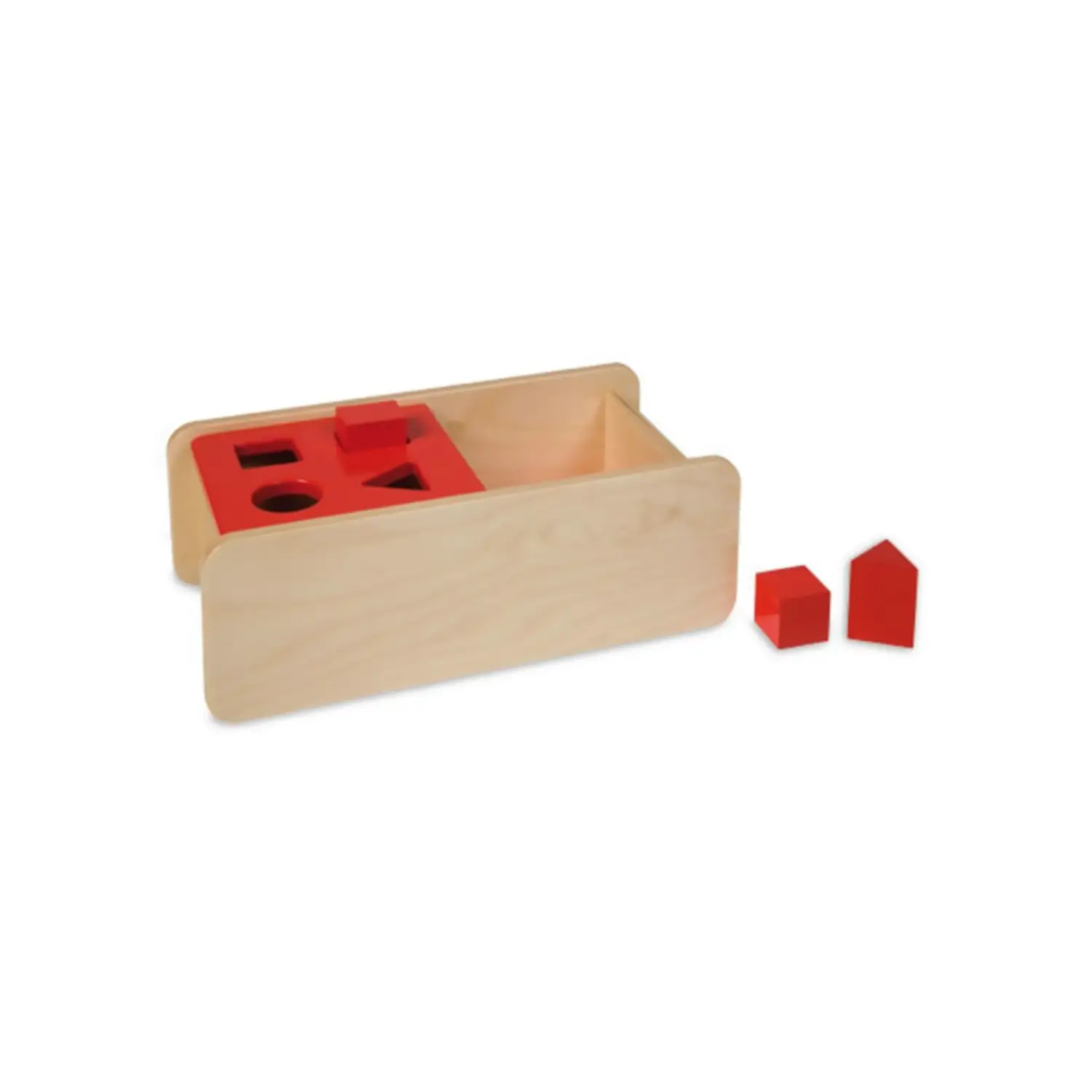 Scatola Imbucare con 4 Prismi Differenti – Gioco Educativo Montessori - leggere scrivere contare racco