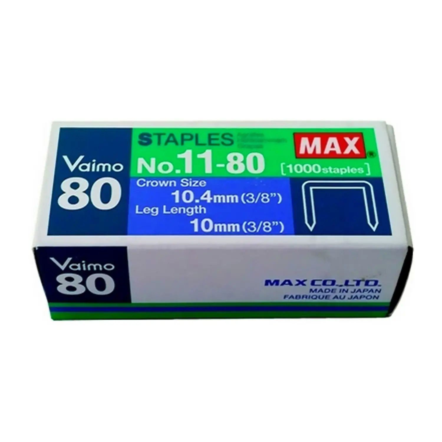 Punti Passo 11 per Cucitrice Max Vaimo 80 – 1000 Pezzi - cucitrici