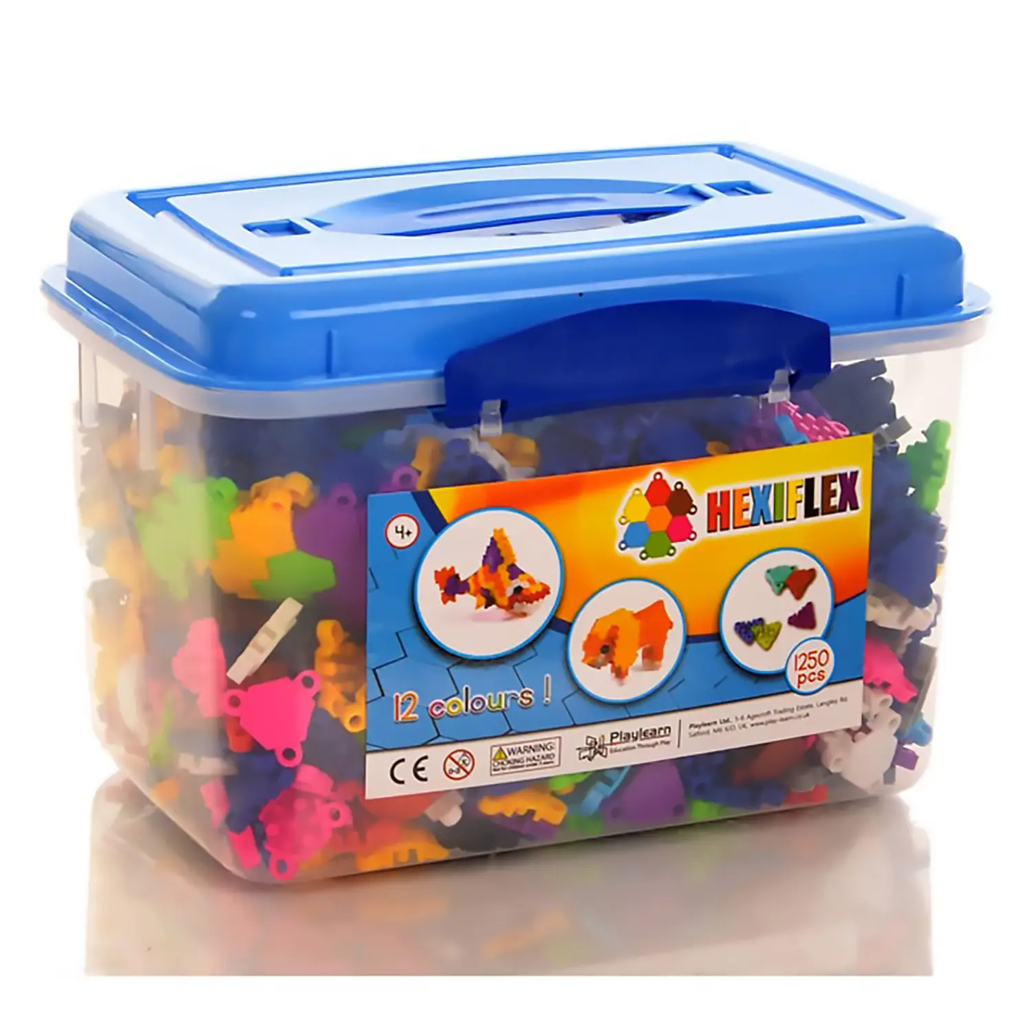 Costruzioni Hexiflex Schoolpack 1250 Pezzi - Costruzioni in plastica