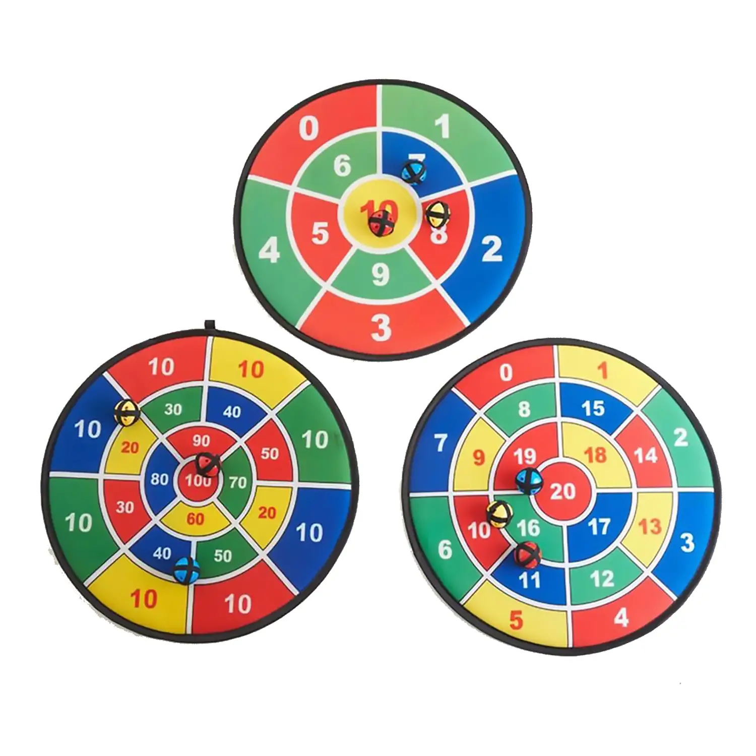Set Tabelloni 3 Bersagli Matematici Con 9 Palline 40mm - Attrezzature sportive