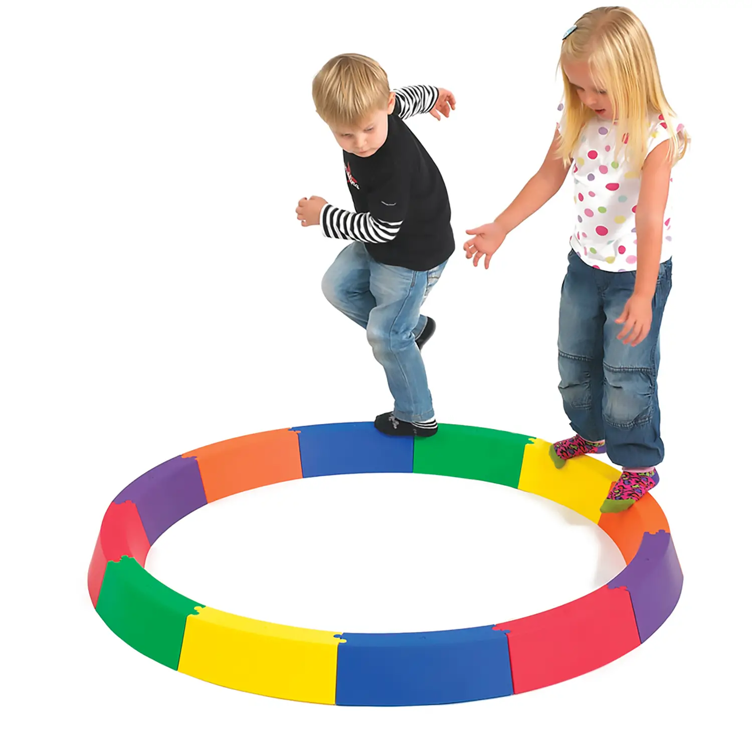 Grande Percorso Di Equilibrio Set 28 Pz. (percorso totale 6,96 mt.) - Percorsi psicomotori