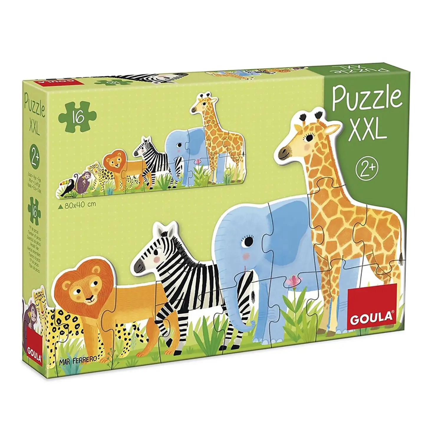 Puzzle Savana XXL – Dal Piccolo al Grande - Puzzle in cartone