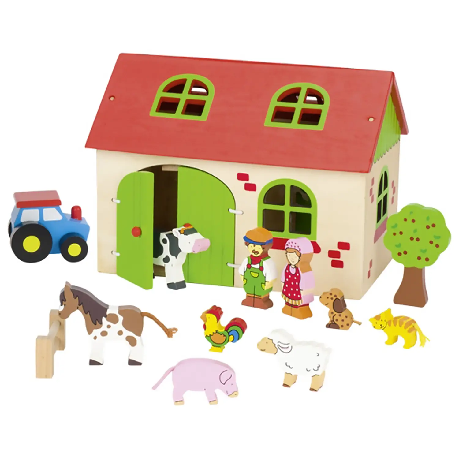 Fattoria in Legno con Accessori – Gioco Educativo e Creativo - Ambienti