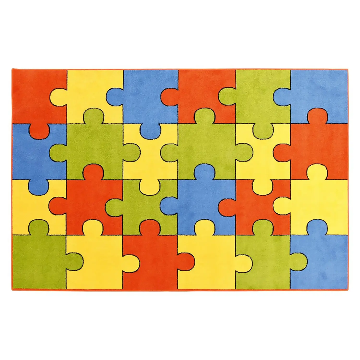 Grande Tappeto Motivo Puzzle Maxi – Metri 2x3 - Tappeti per il gioco