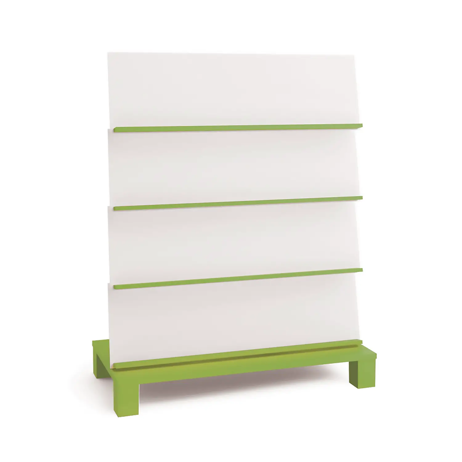 Libreria Bifacciale Scuola Dell'Infanzia Serie Nova Verde - Arredo Nido e Infanzia
