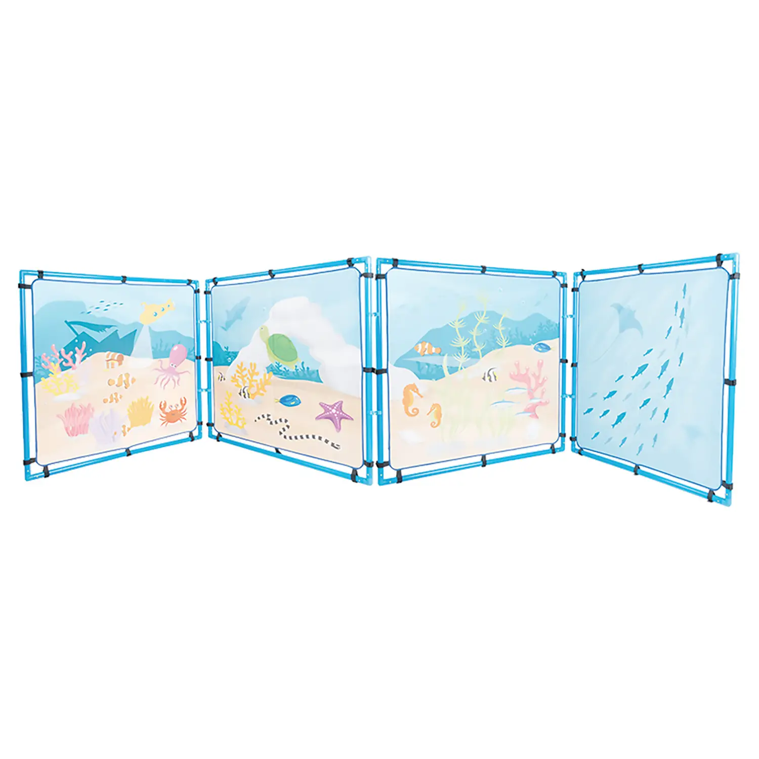Pannelli Divisori Kit Mare – Pannelli Modulari e Scenografici per Bambini - Divisori e staccionate