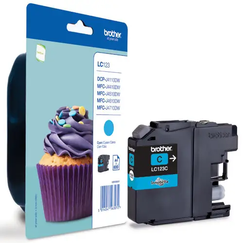 BROTHER INK JET CIANO LC123C - Consumabili