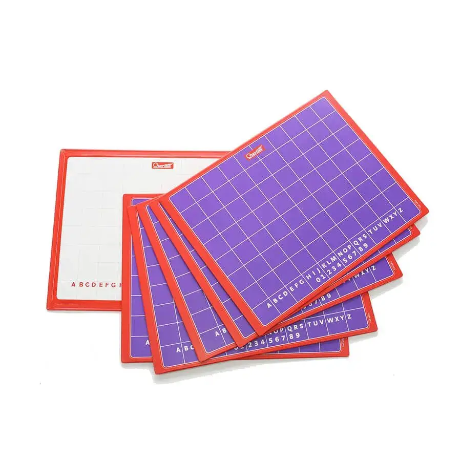Lavagnette Magnetiche Bifacciali Quercetti 5102 • 6 Pezzi - costruzioni magnetiche